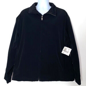 Northwest Territory Jacket Mens XL Black Vintage Lined Zipper New